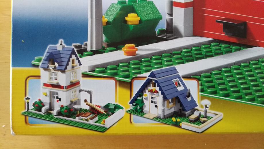 LEGO 5891 creator set treh hiš - original zapakirano