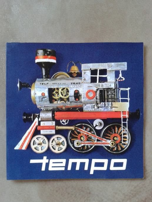 Mehanotehnika TEMPO iz 1969 -vlaki, avti, stavbe, figurice ljudi,itd