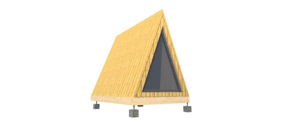 017 A-frame hišica oz. šotor 300x453cm