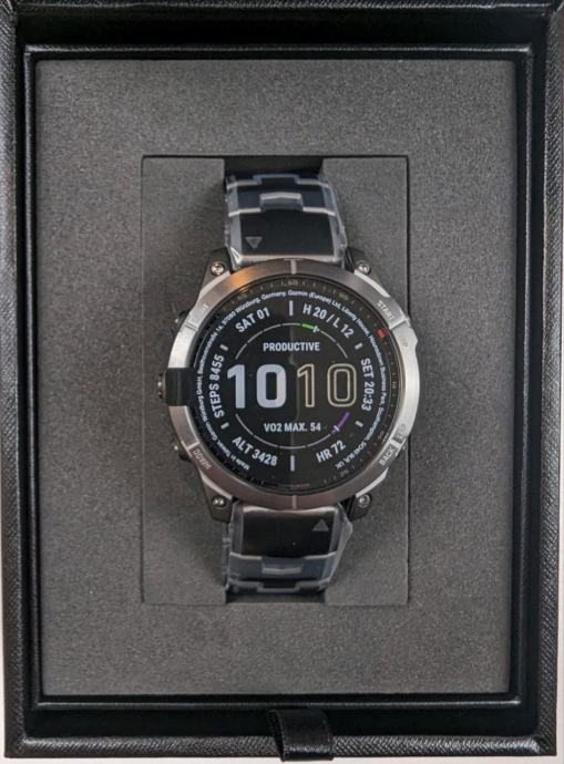 Garmin Fenix 7 Sapphire Solar Titan Novo