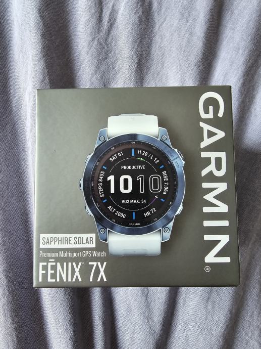 Garmin Fenix 7X saphire solar titanium