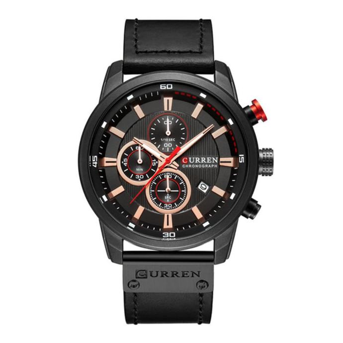 Moška ročna ura Curren Chronograph Black