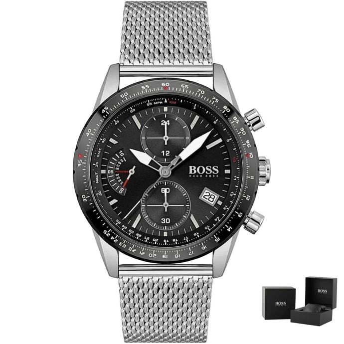 Moška ročna ura Hugo Boss Pilot Edition Chrono 1513886