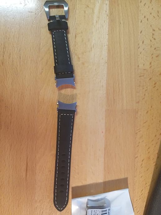 Pas za uro Samsung Galaxy Watch, pravo usnje, nov