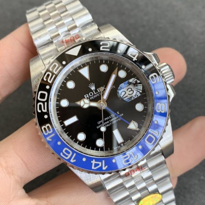 ROLEX GMT MASTER II (BATMAN JUBILEE) NOOB FACTORY V12 ETA cal. 3285