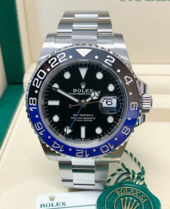 ROLEX GMT MASTER II (BATMAN OYSTER) NOOB FACTORY V12 ETA cal. 3285