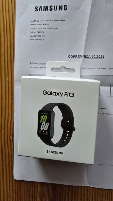 Samsung Pametna ura Galaxy Fit3 BT NOVA (SM-R390) gray