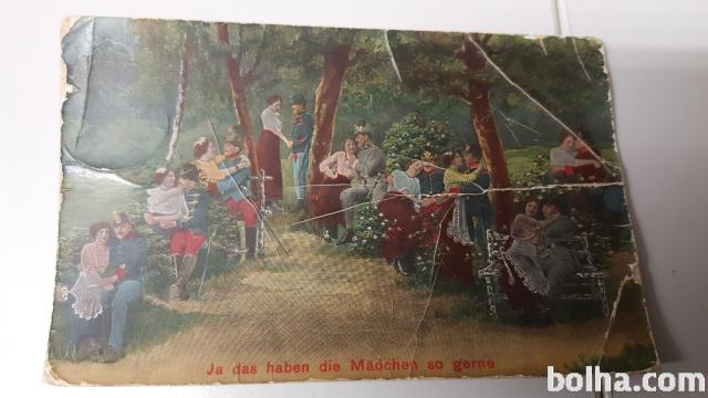 razglednica das haben die madschen so gerne 1917