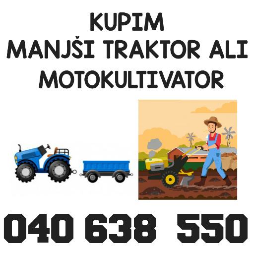 TOMO VINKOVIČ ALI MOTOKULTIVATOR KUPIM