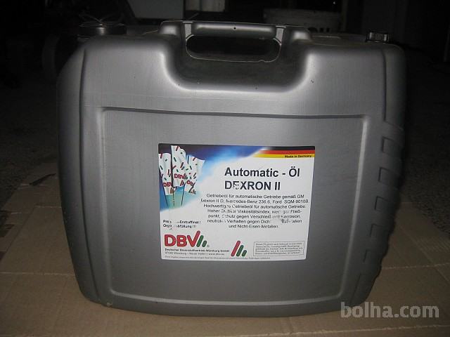 OLJE za AUTOMATIK-DEXRON II.