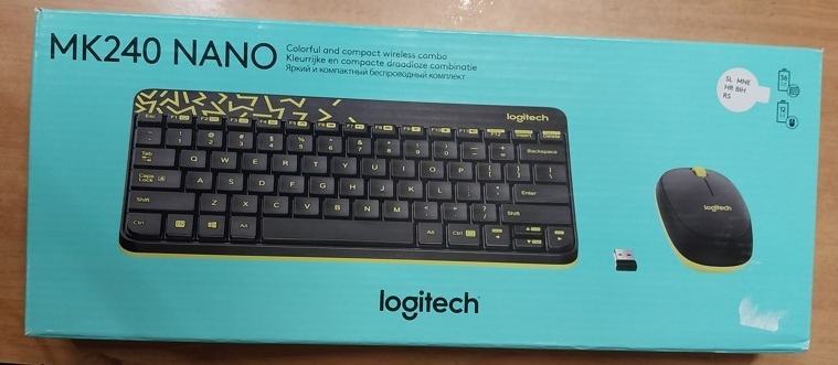 brezžična mini tipkovnica in miška Logitech mk 240