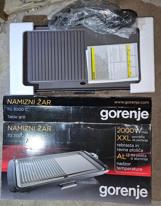 Gorenje TG2000C namizni žar