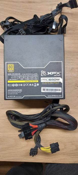 Napajalnik XFX Pro 650W