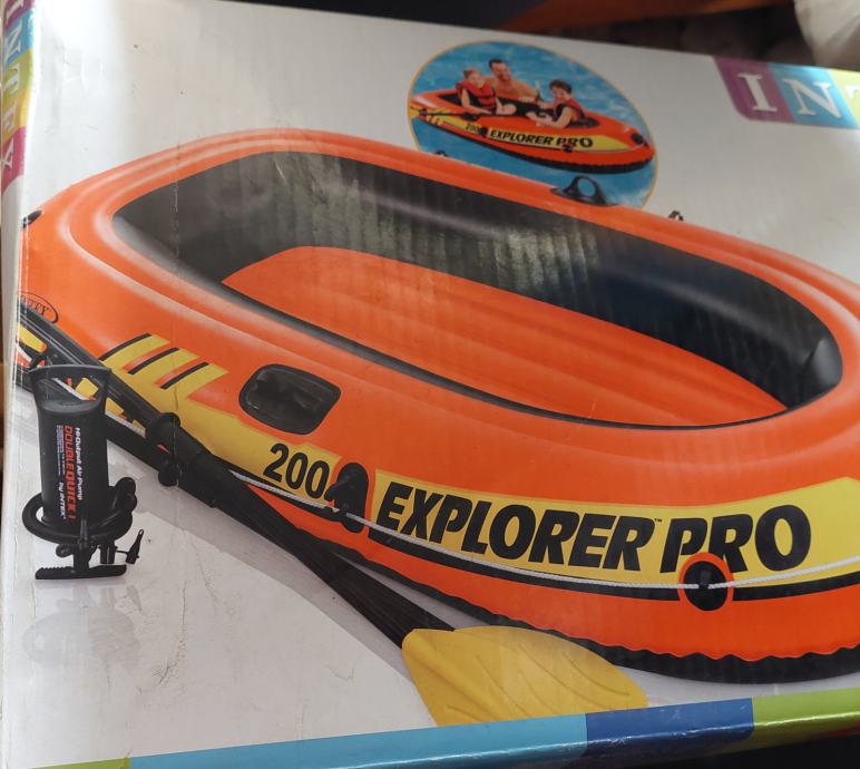 Napihljiv čoln intex explorer pro 200