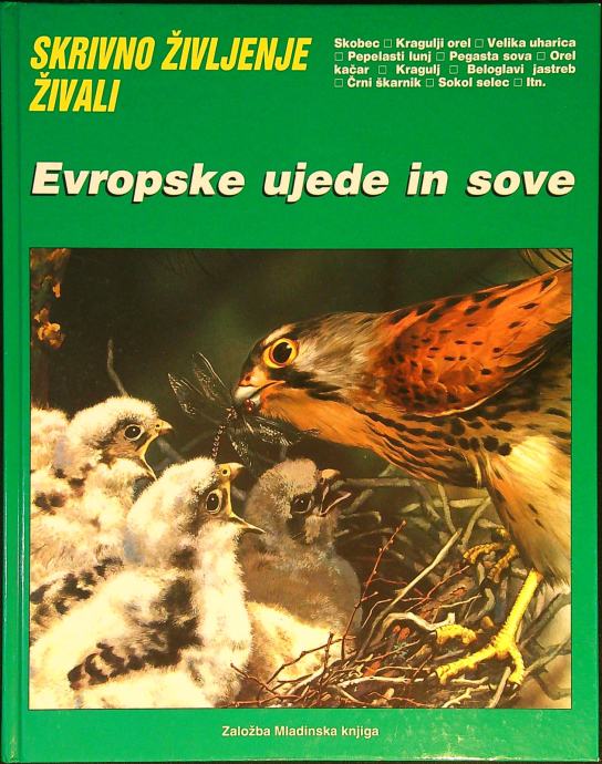 Evropske ujede in sove / napisal Michel Cuisin