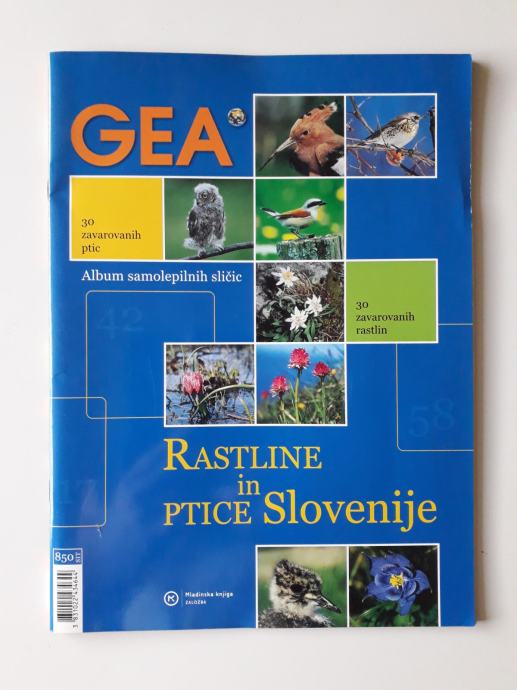 GEA ALBUM POLN, RASTLINE IN PTICE SLOVENIJE