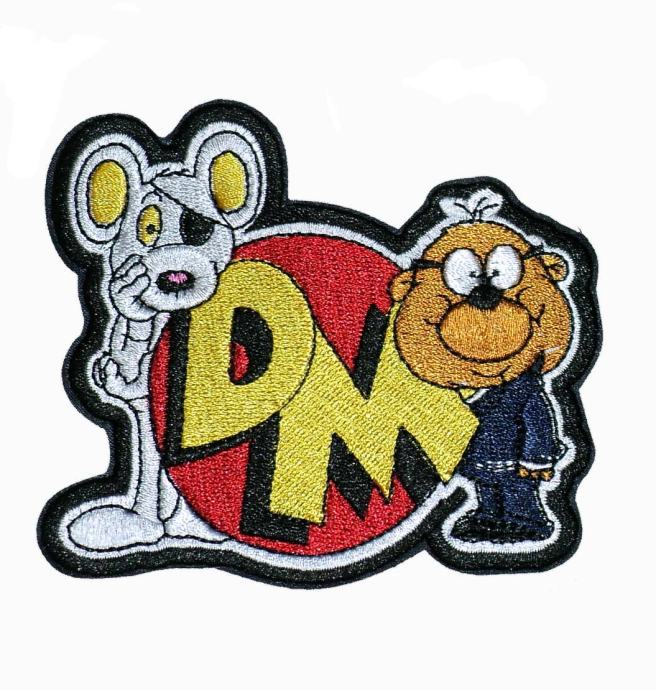 HRABRI MIŠEK Našitek Zbirateljski DANGER MOUSE - Junak našega otroštva