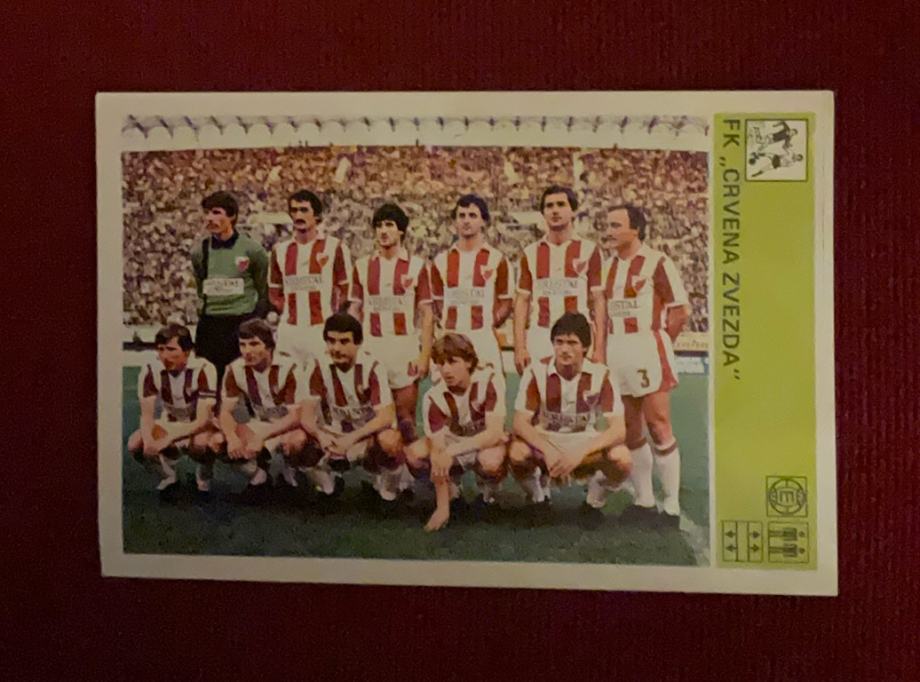 Vintage kartica Svijet sporta, FK Crvena zvezda