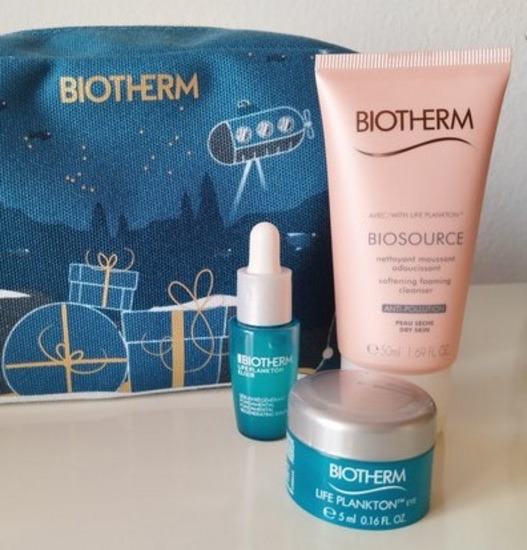 Biotherm torbica + izdelki za nego obraza /NOV