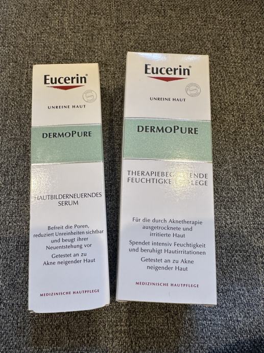 Eucerin DermoPure serum in kremica