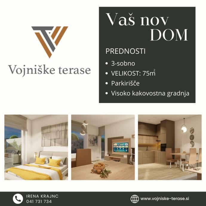 Lokacija stanovanja: Vojnik, 68.00 m2 (prodaja)