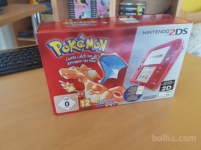 Nintendo 2DS Pokemon Red Limited Edition