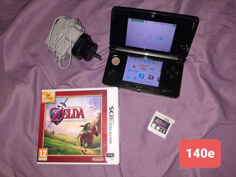 NINTENDO 3DS (jailbrake) + Ocarina of Time + Majora's Mask