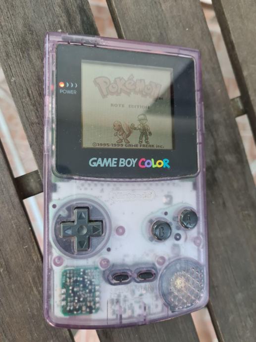 Gameboy Color CGB-001 Clear Purple