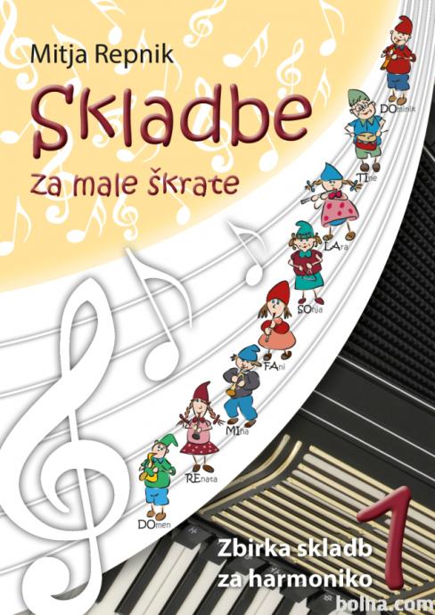 Skladbe za male škrate. Zbirka skladb harmonika 1