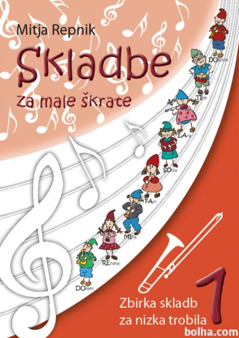 Skladbe za male škrate. Zbirka skladb za nizka trobila 1 +CD