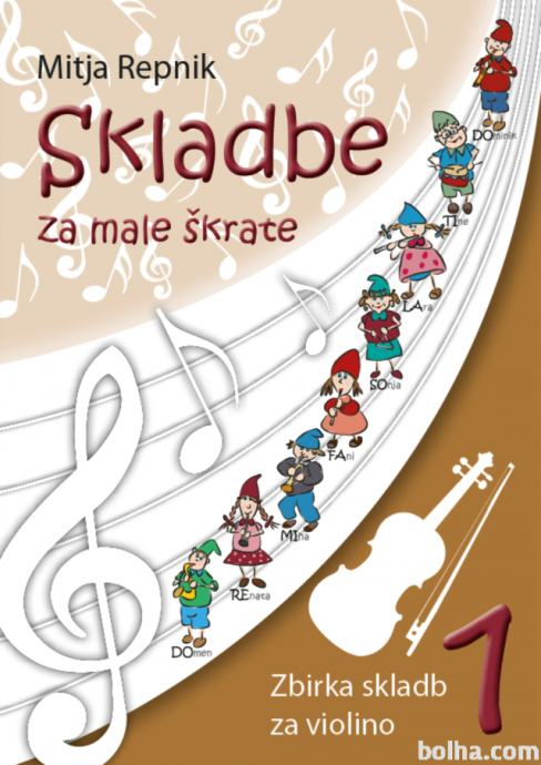 Skladbe za male škrate. Zbirka skladb, violina 1 + CD