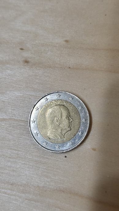 2 Eur Kovanec Monako