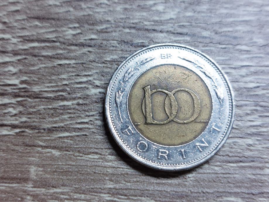 Kovanec-madžarska 100 forint 1997