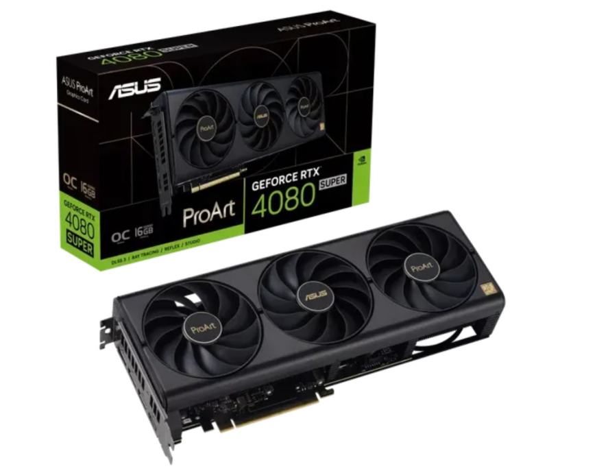 ASUS ProArt GeForce RTX 4080 SUPER 16GB GDDR6X OC grafična kartica