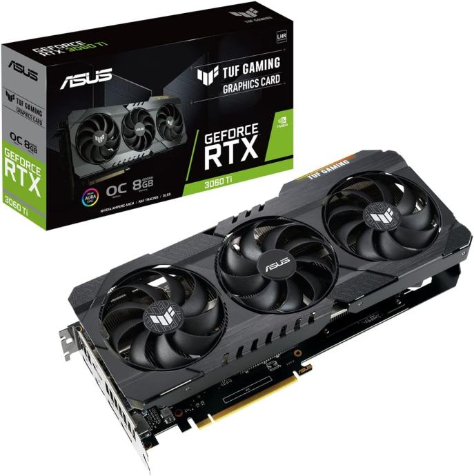 Grafična kartica ASUS TUF Gaming GeForce RTX 3060TI V2 8GB OC Edition