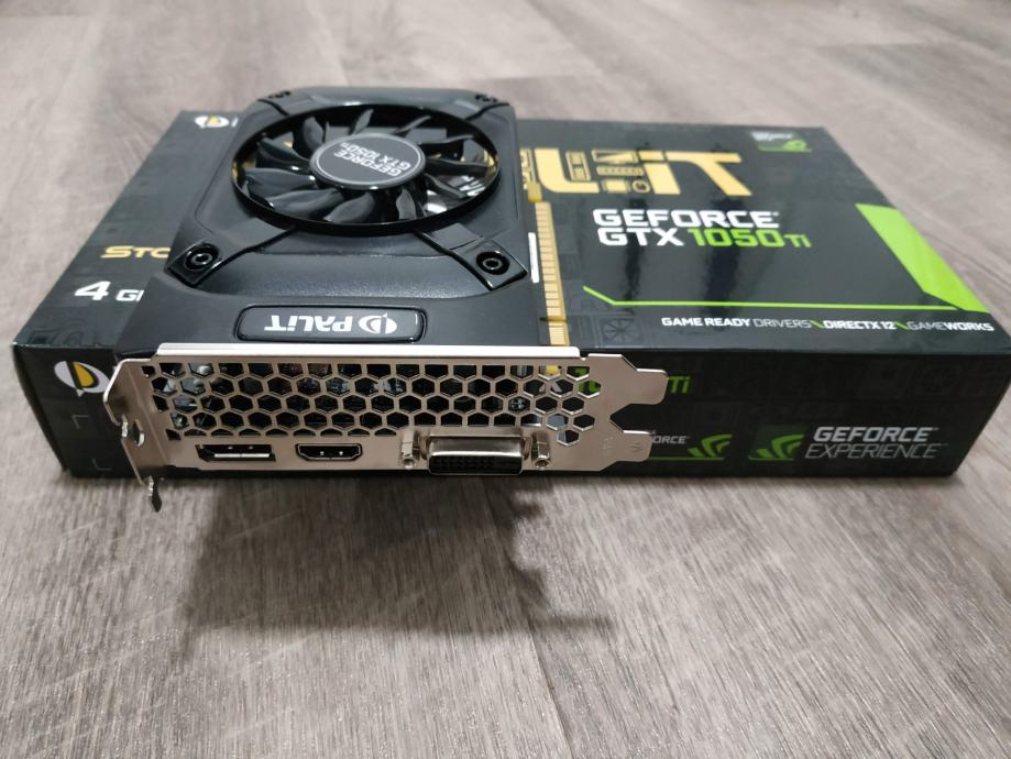 Установка видеокарты palit geforce gtx 1050 ti