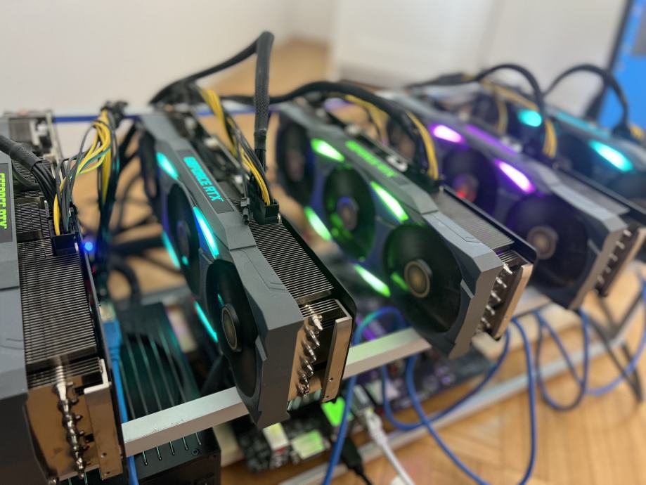 Mining rig / 5x RTX 3070ti / 400MHs