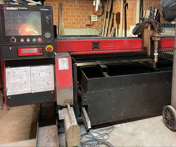 CNC palzma rezalnik 150A Kerf RUR 2500 8m, plazma, plasma