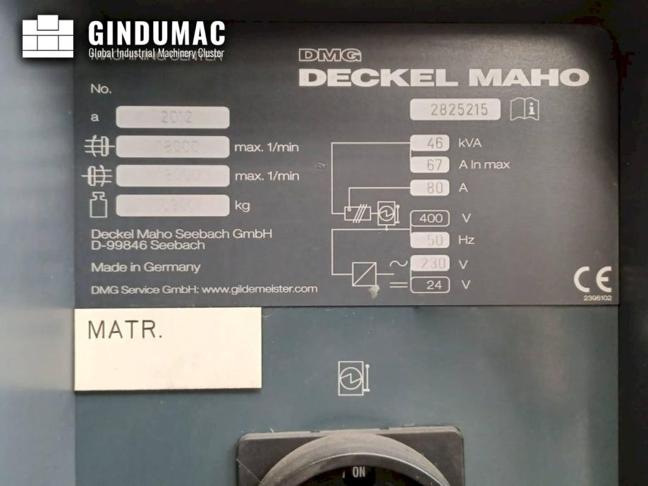 DMG DMU 40 evo Vertical Machining center