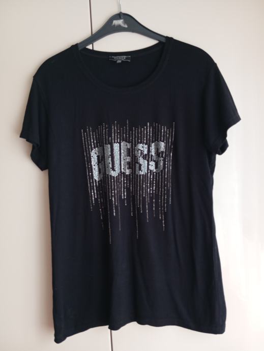 GUESS ORIGINAL ČRNO SVETLEČA MAJČKA XL/XXL