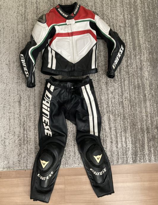 Dainese 2 delni usnjeni kombinezon št. 50