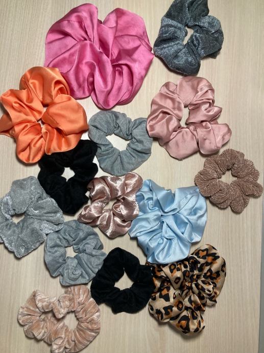 Gumice oz. elastike za lase- scrunchie