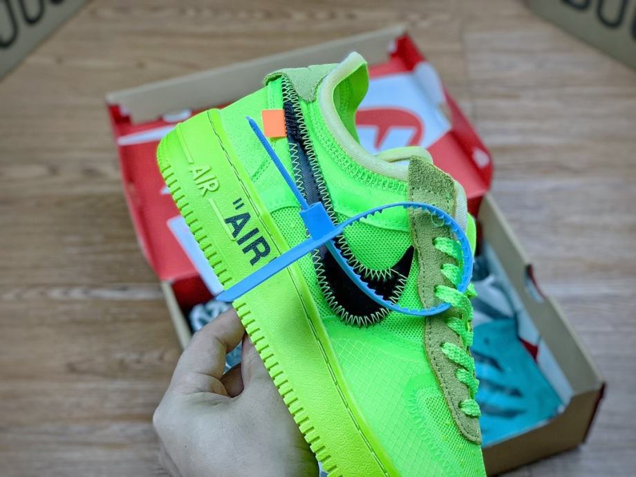 lemon off white air force 1