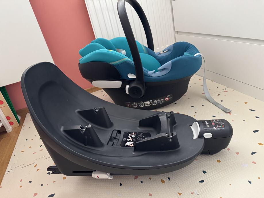 Cybex Aton M river blue + isofix BASE