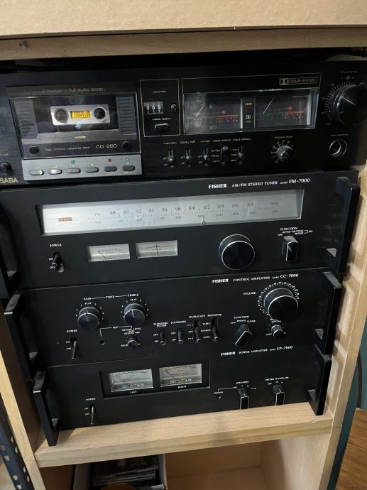 FISHER CC-7000   +   CP-7000  +   TR7000    black