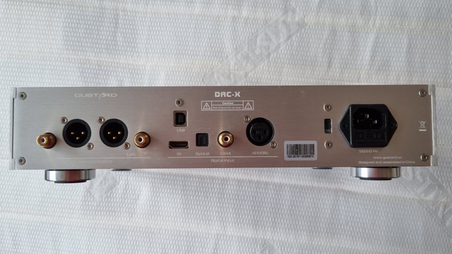 Headphone Amplifier/DAC Gustard A20H, ojačevalec/DAC za slušalke