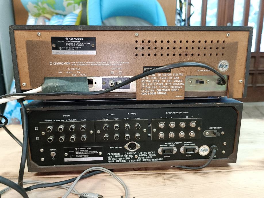 Ojačevalnik Kenwood KA1600-B + Tuner KT1300-B