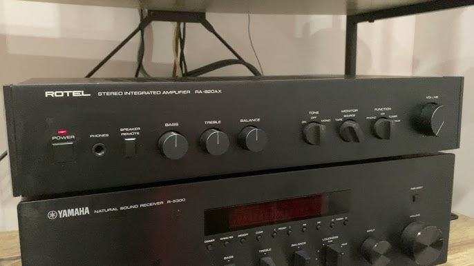 ROTEL VRHUNSKI HiEND HIFI STEREO OJAČEVALEC POVSEM OBNOVLJEN 2 x 180 W