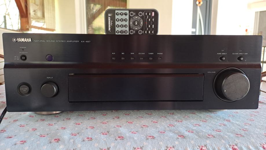 Yamaha integrirani stereo ojačevalnik AX-497 Hi-Fi črn