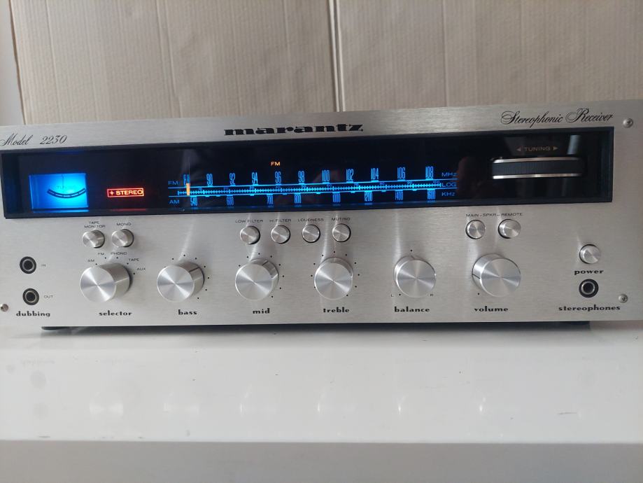 Marantz 2230 vintage receiver Recap in Refreš ODLIČEN